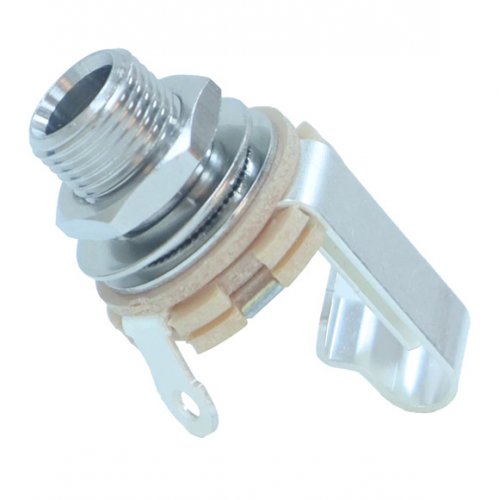 Switchcraft L12A 1/4in TS Open Frame Jack - Long Bushing