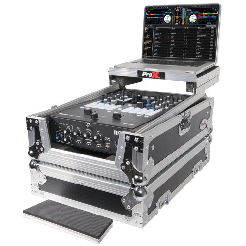 ProX 11\" DJ Mixer Road Case W/Laptop Shelf for Rane Seventy-Two 72 and Rane 70
