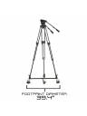 E-Image EG20A2D E-Image 2-Stage Aluminum Tripod & Dolly Kit