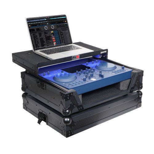 ProX Flight Case for AlphaTheta OMNIS-DUO w/ Laptop Shelf & LED