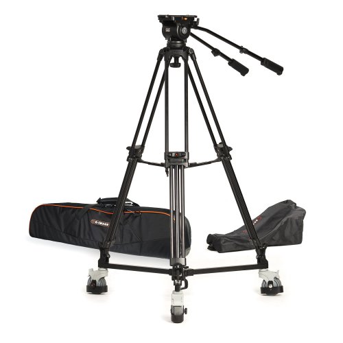 E-Image EG20A2D E-Image 2-Stage Aluminum Tripod & Dolly Kit