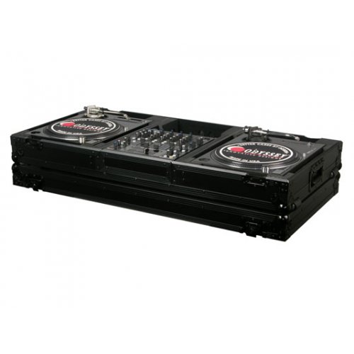 Odyssey Black Label DJ Battle Coffin for Turntables & 12in Mixer