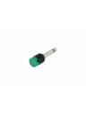 Cable Techniques Low-Profile Right Angle 1/4in TS w/Standard Cap - Green