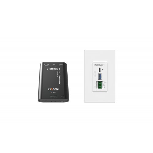 Inogeni U-BRIDGE USB 3.2 Camera & Device Extender w/ Wall Plate