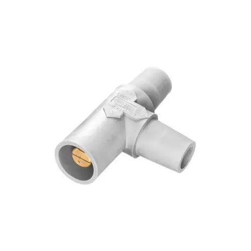 Hubbell HBLTW Camlock T Splitter ( Male / Female / Female ) - White