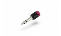 Cable Techniques Low-Profile Right Angle 1/4in TRS w/Standard Cap - Purple
