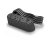 Wiremold Desktop Power Center Slim w/3x UGround, 15W USB A & C, 6ft - Black