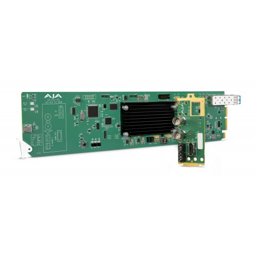 AJA openGear 4K/UltraHD 12G-SDI to HDMI 2.0 Converter with Fiber Transceiver