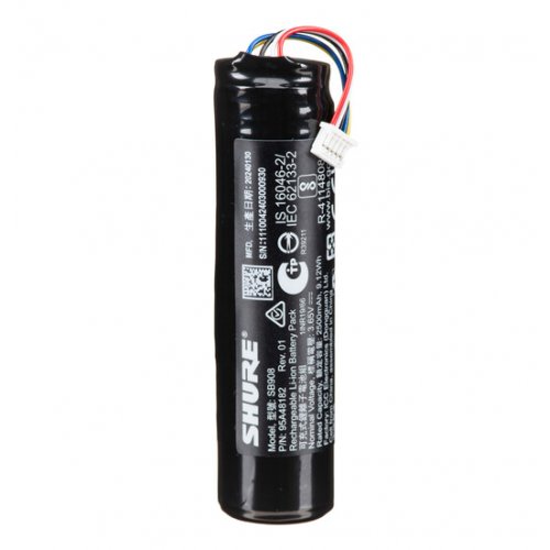 Shure SB908 Li-Ion Rechargeable Battery for MXW2X