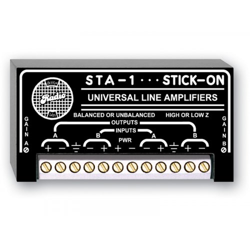 RDL STA-1 Dual Balanced/Unbalanced Line Amplifier