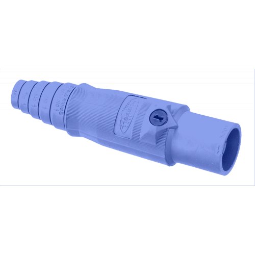 Hubbell HBL400MBL Male Blue CamLock Connector 400Amp