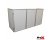 ProX XF-5X3048W 5-Panel DJ Facade (White Frame)