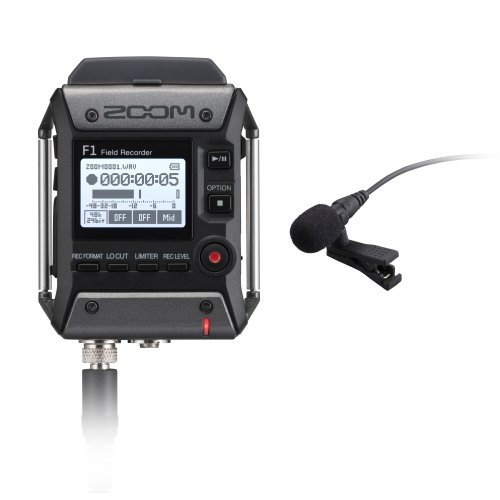Zoom F1-LP Field Recorder + Lavalier Mic