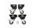 Nanuk Caster Assembly Kit for Nanuk 975 & 976 Cases (Set of 4 wheels)