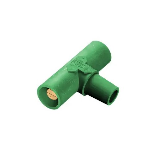 Hubbell HBLPTGN Camlock T Splitter ( Female / Male / Male ) - Green