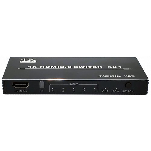 AVShop 5-Port HDMI Switch w/ Remote 4K60