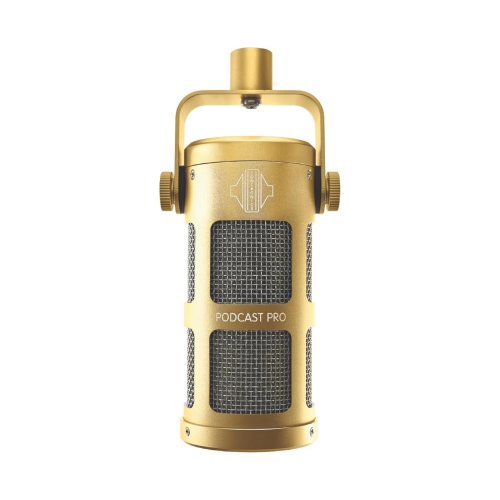 Sontronics Podcast Pro Dynamic Supercardioid Microphone - Gold