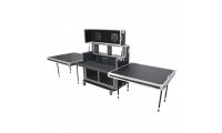 ProX Video Controller Station Case 2x 24in Monitors + rack 9U + 6U by Santosom