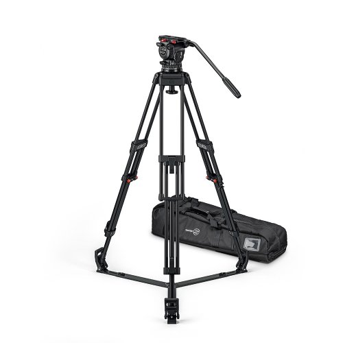 Sachtler FSB 10 MkII 100mm Sideload System w/ ENG 2 AL Tripod, Ground Spreader