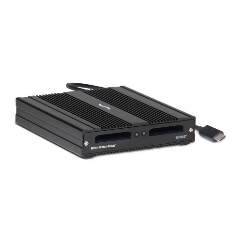 Sonnet SF3 Dual-Slot RED MINI-MAG to Thunderbolt Pro Card Reader