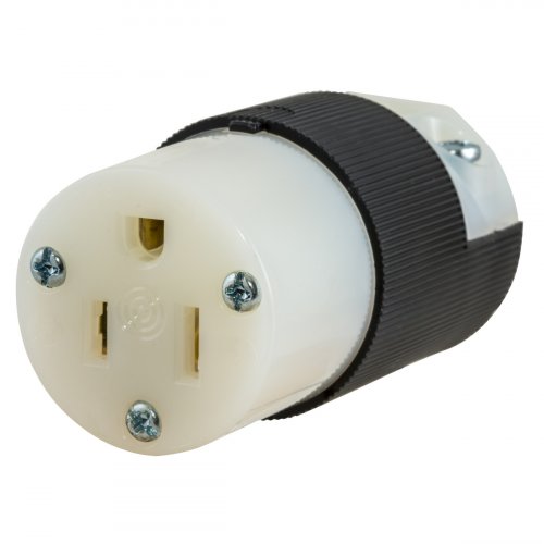 Hubbell HBL5269C Female Round UGround Edison 15a 125v 2P3W