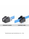 Canare Protective Cap for RJ45 Modular Plug (20 Pack) - Blue