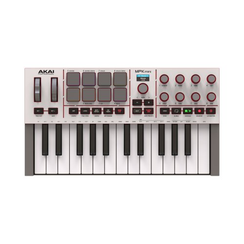 Akai MPK Mini IV 25-Key Compact Keyboard and Pad Controller - Grey (Open Box)