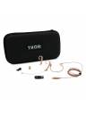 THOR SHADOW SH20 Dual Ear Headworn Mic w/MicroDot Cable - Tan, TA4F Adaptor