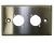 AVShop.ca Single Gang 2x D Horizontal Neutrik Punch Wall Plate