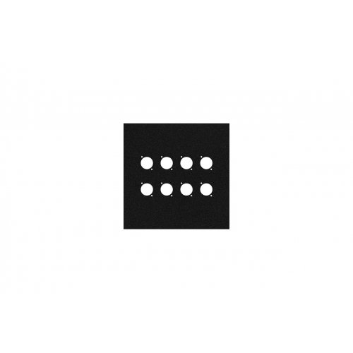Elite Core Square Flat Wall Panel 8in / 8 Port