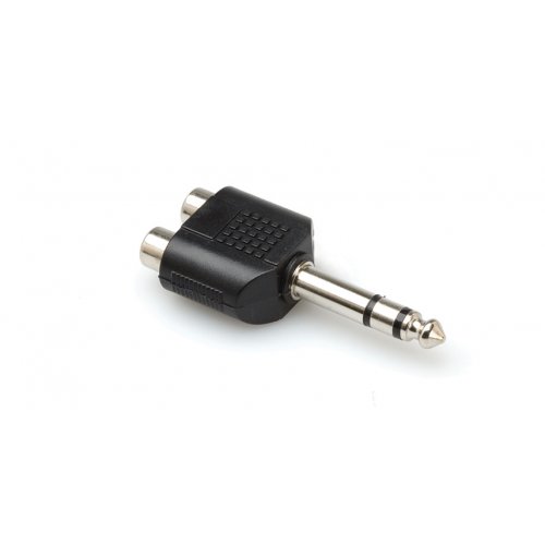 Hosa Dual RCA Female to 1/4in TRS Male Adaptor