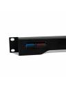 Penn-Elcom 1U LED Multicolor + White Rack Light