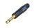 Neutrik NP2X-B 1/4" TS Phone Plug (Black/Gold)