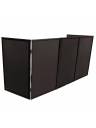 ProX XF-5X3048B 5-Panel DJ Facade (Black Frame)