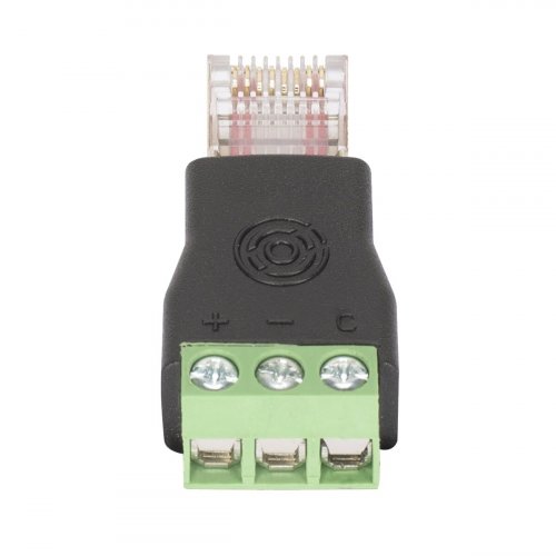 Obsidian Control NETRON RJ-T ESTA Compliant RJ45 DMX to 3-Wire Screw Terminal