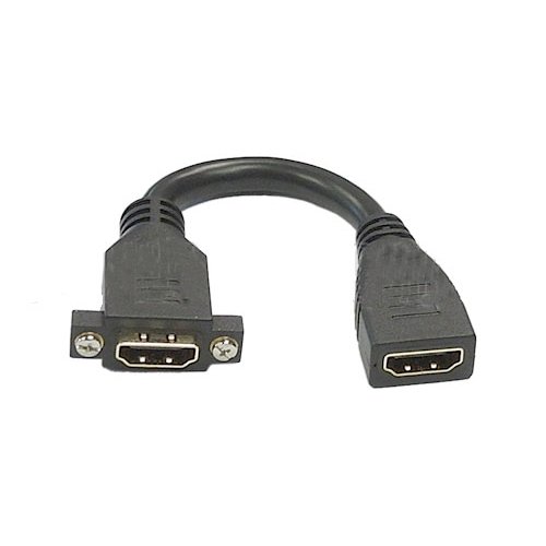 AVShop HDMI Female to HDMI Female w/ Mount - 6in