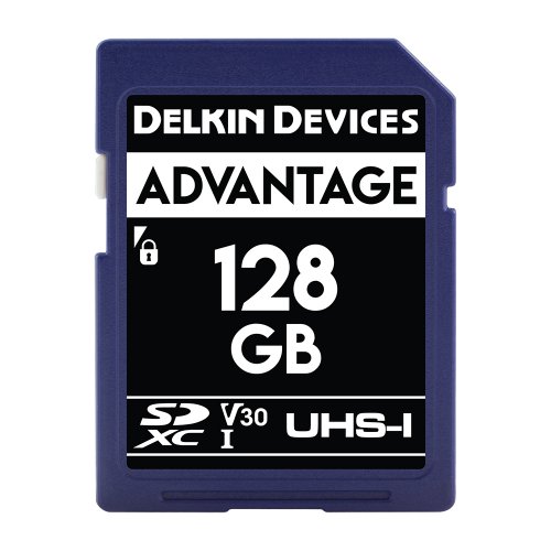 Delkin Devices Advantage UHS-I (U3/V30) SD Memory Card - 128GB