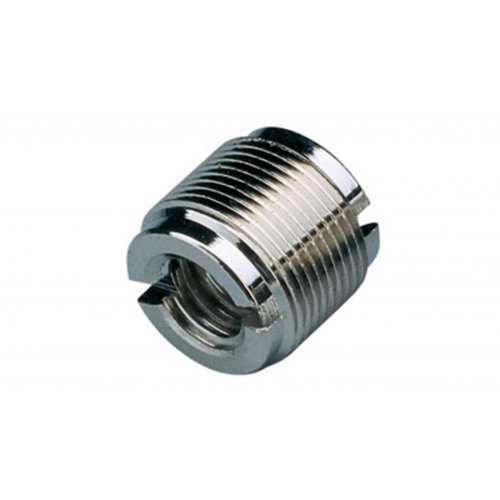 K&M 215 Thread Adapter (1/2in & 3/8in Female, 5/8in Male)