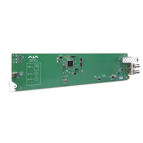AJA openGear 1-Channel Multi-Mode LC Fiber to 3G-SDI Receiver