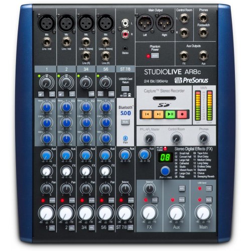 Presonus StudioLive AR8c 8-Channel Mixer / Recorder w/ USB-C