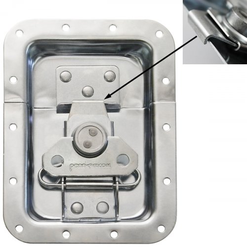 Penn-Elcom Low Mount Latch in Plain or Offset Dish
