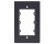 Kramer Frame for Wall Plate Inserts - 1 Gang (Black)