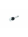 Cable Techniques Low-Profile Right Angle 1/4in TS w/Large Cap - White
