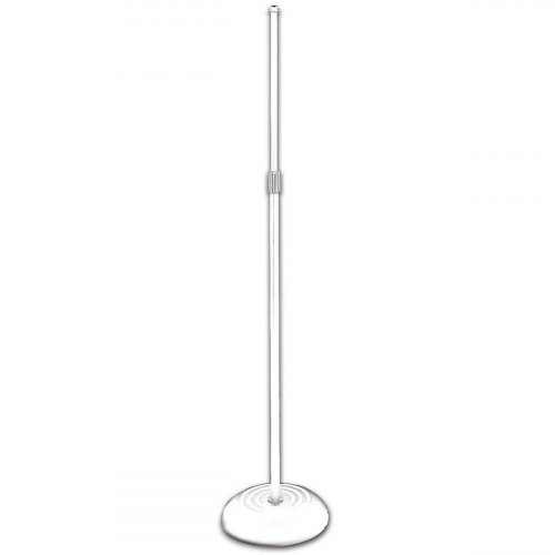 On-Stage Stands MS7201QTRW Quarter-Turn Round Base Mic Stand (White)