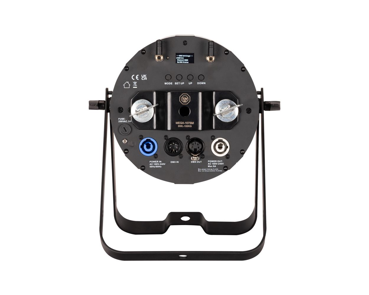 ADJ 200W RGBAL LED Par, with Aria X2 - Short Length [COB-LP200STX ...