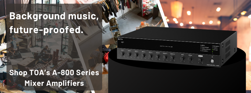 TOA A-800 Series Mixer Amplifiers