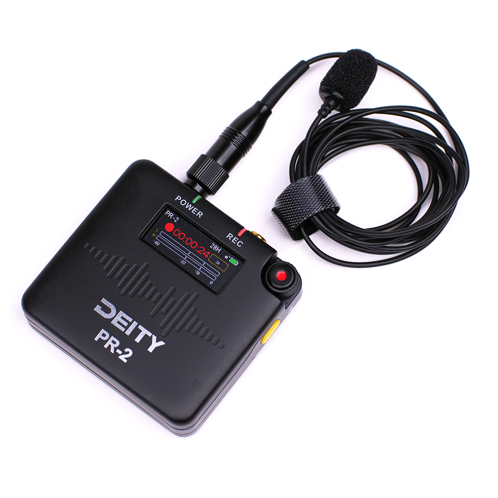 Deity Microphones PR-2 Stereo Pocket Recorder w/ Lavalier Mic