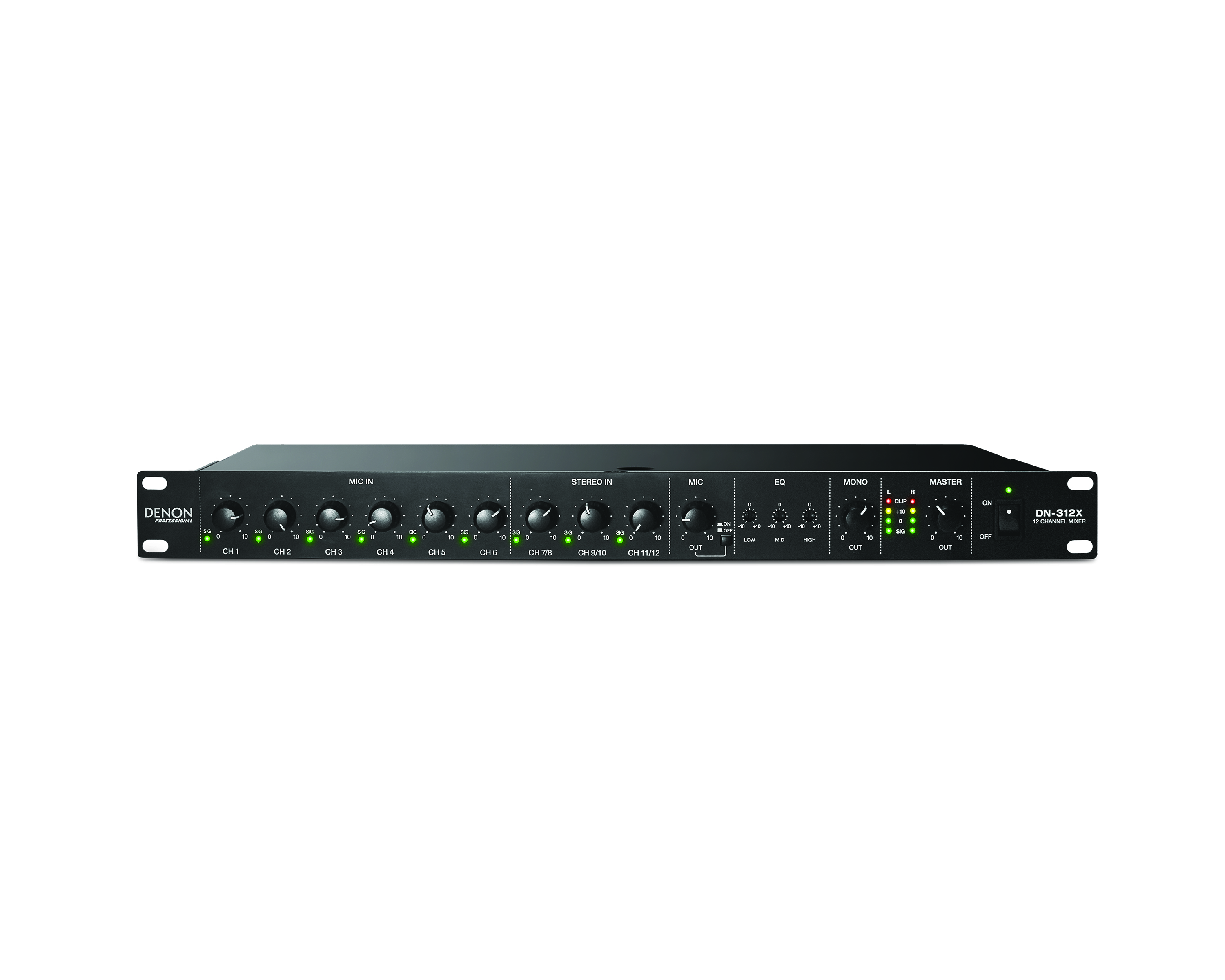 Denon Pro DN312X Professional 12ch Rack Mixer [DN312X]