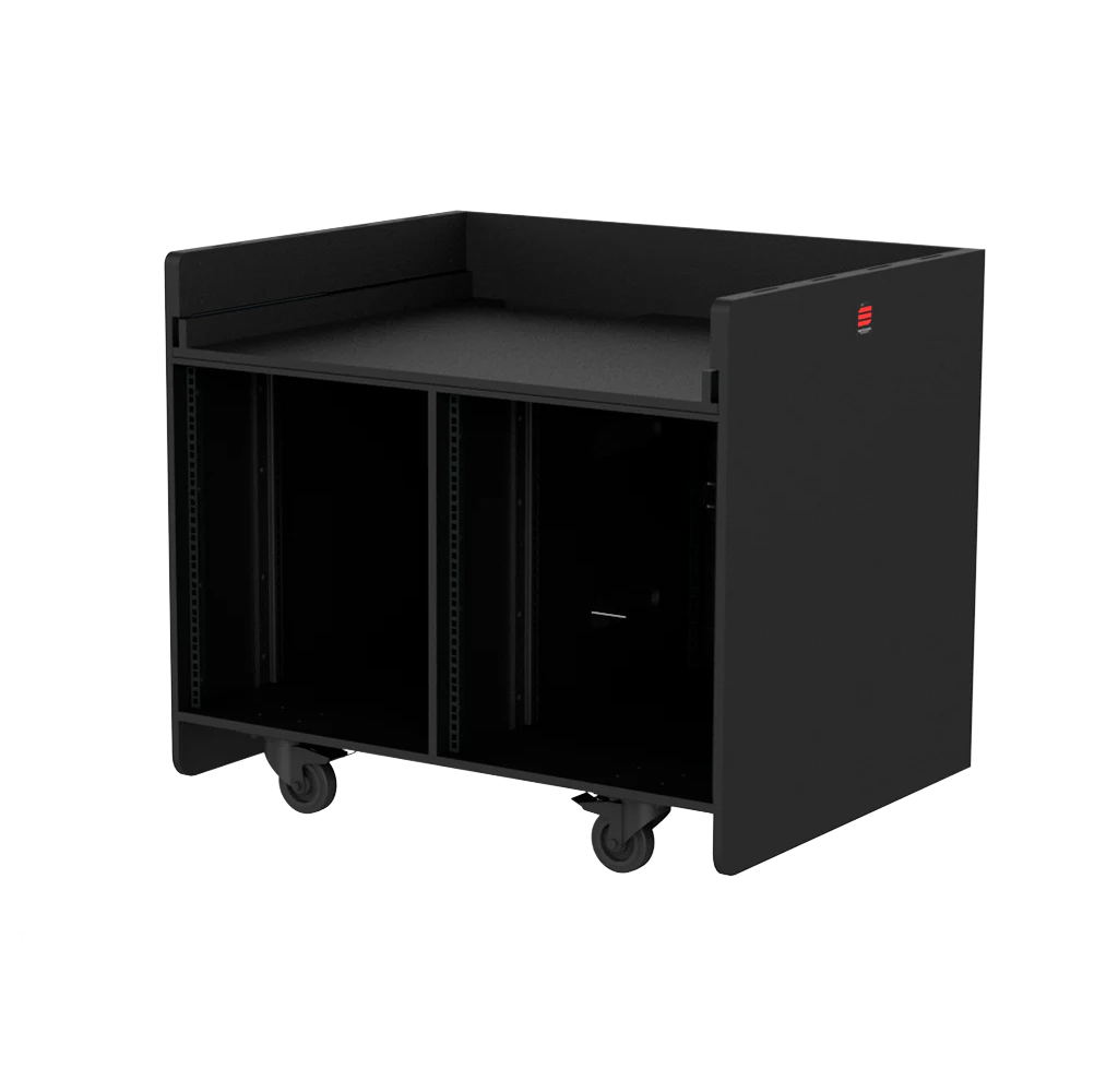 ProX Double Rack Workstation 12U by Santosom [XSM-2X12U W MENSA ...