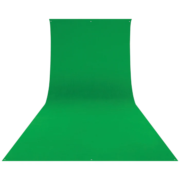Wescott Wrinkle-Resistant Backdrop - Chroma-Key Green (9' x 20')